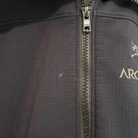 Arcteryx Windstopper Softshell Jacket Mens XL Black Full Zip Gorpcore Outdoor - Picture 8 of 10